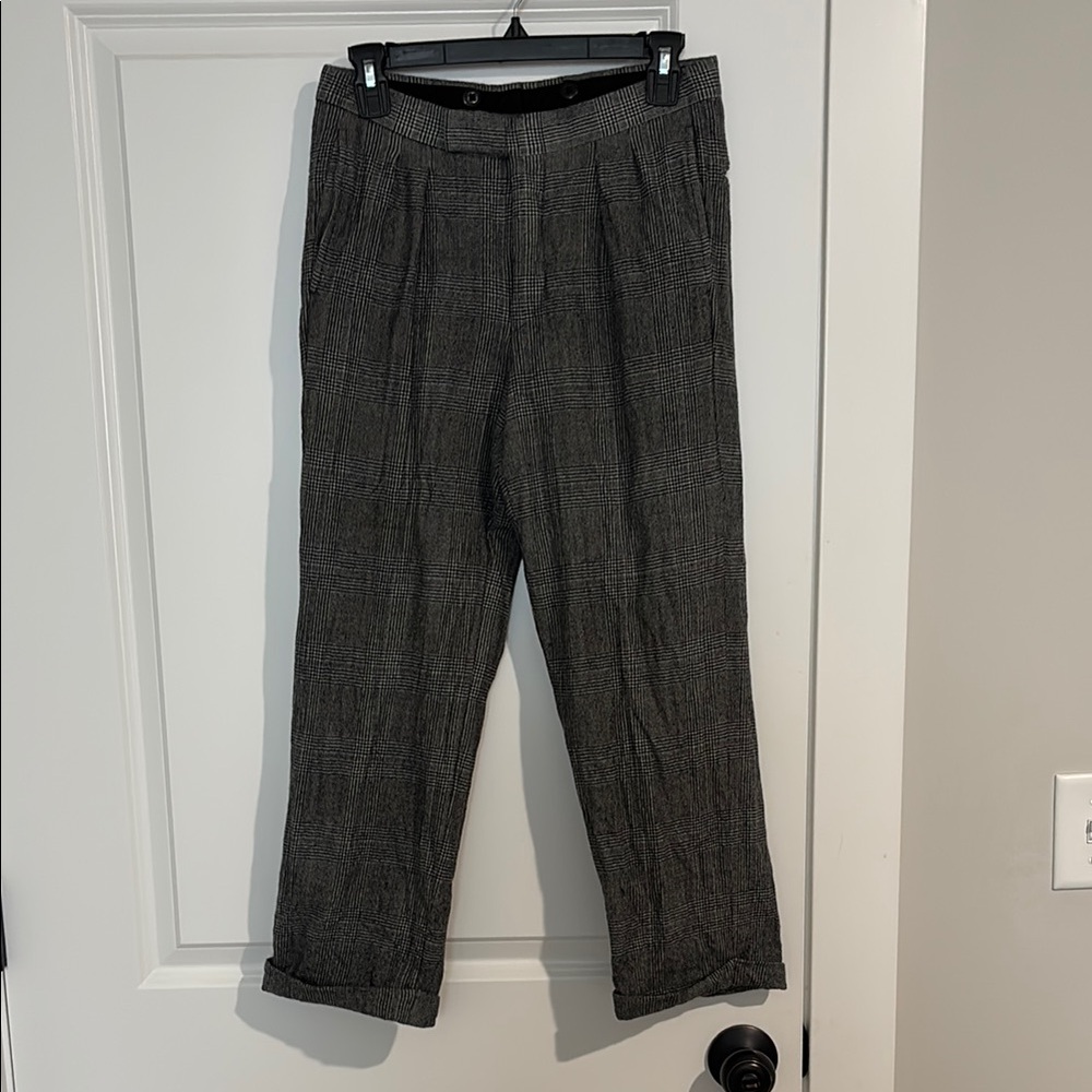 Aimé Leon Dore Gray Plaid Dress Pants